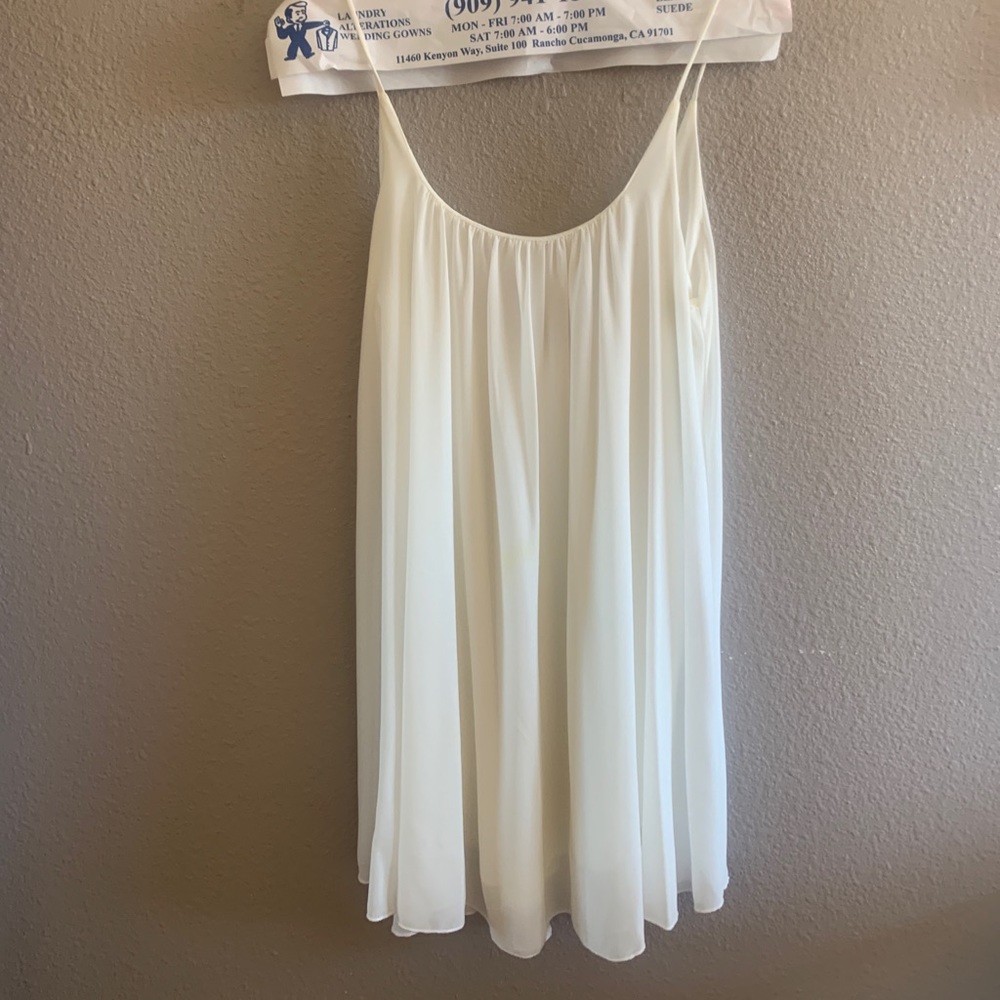 white dress